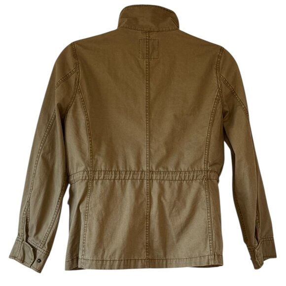 Madewell Fleet Jacket Army Green Utility 4 Pockets Women's Military Front Zip XL - Picture 7 of 12